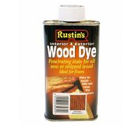Rustins Interior & Exterior Wood Dye 250ml Brown Mahogany (408156)