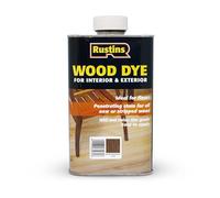 Rustins WDBM1000 Wood Dye Brown Mahogany 1 Litre
