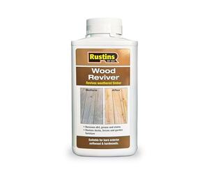 Rustins Wood Reviver 500ml - Restores Dull Surfaces; Revives Weathered Timber with Sustainable Deep-Cleaning Formula for Surface Renewal; Gentle Treatment for Furniture, Doors and Outdoor Areas