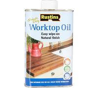 Rustins Worktop Oil - Premium Wood Treatment for Enhanced Durability, Water Resistance, and Natural Finish - Ideal for Kitchen Surfaces 500ml