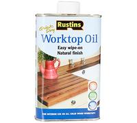 Rustins Worktop Oil - Premium Wood Treatment for Enhanced Durability, Water Resistance, and Natural Finish - Ideal for Kitchen Surfaces 500ml