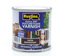 QD Poly Varnish Satin Mahogany 250ml