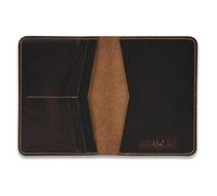 Rustique Leather Passport Holder Collection - Handmade Travel Wallet & Organizer - Full Grain Crazy Horse Leather Covers for Men & Women (Multiple Styles), Tobacco & Honey, Vintage