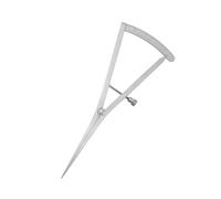 Rustless Odontological Measurement Instrument Double Head Surgical Measure for Alveolar Bone Spine Spacing Evaluations Odontological Insert Measure
