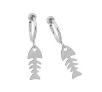 Rustless Spine Earrings Nonallergenic Thin Plan for Everyday and Special Instances Modern Bone Molded Earrings