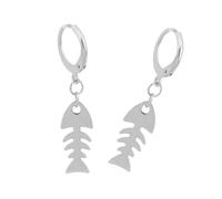Rustless Spine Earrings Nonallergenic Thin Plan for Everyday and Special Instances Modern Bone Molded Earrings