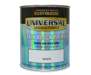 RustOleum Universal Indoor & Outdoor Stain Block Sealer and Stain Killer Primer 750ml White