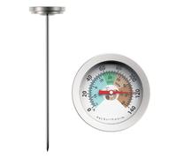 Rustproof 200mm Stainless Steel Temperature Probe for Efficient Composting and Agriculture Plant Growth Home Farm Use Agricultural Temperature Measuring Tool