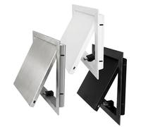 Rustproof Aluminium Inspection Hatch with Magnetic Closure - Seamless Plasterboard Access Panel for Drywall Ceilings, Easy Install Cover for Plumbing and Electrical Loft Access(Gray,250 x300 mm)