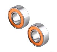 Rustproof Bearings for Spinning Reel 14x8x4 mm Pack of 2 | Stainless steel with ceramic balls, corrosion resistant, ideal for salt water and harsh conditions