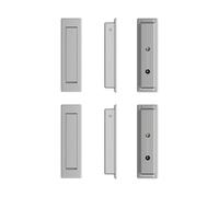 Rustproof Cabinet Door Handle Stainless Steel Recessed Pull Drawer Knobs Furniture Hardware Enduring Kitchen Cupboard Sliding Furniture Hardware