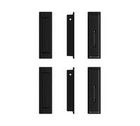 Rustproof Cabinet Door Handle Stainless Steel Recessed Pull Drawer Knobs Furniture Hardware Enduring Kitchen Cupboard Sliding Furniture Hardware