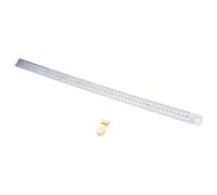 Rustproof Carpenter Measuring Tool Featuring Adjustable Positioning Block Woodworking Scale Device for Accurate Marking Woodworking Accuracy Positioning Scale