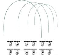 RustProof Flexible Greenhouse Hoop for Plant Support with Stable Construction and Adjustable Features Suitable for All Seasons (60PCS)
