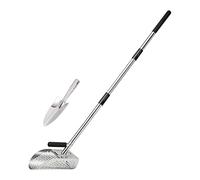 Rustproof Gold Prospecting Shovel with Curved Tip Suitable for Smooth Digging and Quick Sand Release in Beach Environment Sand Scoops