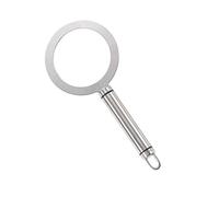 Rustproof Metal Caramel Rings Tool for Creating Crispies Topping on Dessert with Ergonomic Handle Design for Easy to Use Caramel Crust