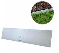 Rustproof Metal Lawn Edging 18.5x120cm Garden Border