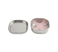 Rustproof Metal Medicine Box Secure Spring Latch Lid(A)