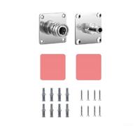 Rustproof Pressure Washer Foam Storage Holder with Simple Mount Frame and Clutter Workspace Enhancement Feature (male+female)