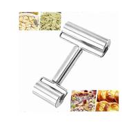 Rustproof Rolling Pin Dough Rolling Tool Double Rolling Pin Non-Stick Rolling Pin Bakery Rolling Pin Non-Stick Metal Rolling Pin