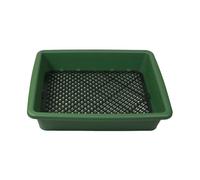 Rustproof Soil Screen, Pellet Gardening Classifier Mesh, Stackable Sifting Pan with Metal Frame, Fine Mesh Dirt Sifter, Soil Sieve with Portable Style, Rock Dirt Separator for Garden Mining
