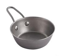 Rustproof Stainless Steel Sauce Dish Snack Bowl with Vintage Design for Serving Sauces, Dips, and Small Snacks on Dining Table (17cm)