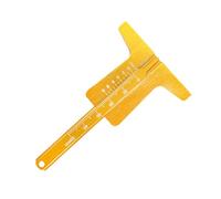 Rustproof Stainless Steel Tire Depth Gauge Measuring Tool Featuring Easy to Read Marking Ideal for Car and Bike Tires Automotive Measurement Instrument