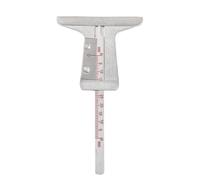 Rustproof Stainless Steel Tire Depth Gauge Measuring Tool Featuring Easy to Read Marking Ideal for Car and Bike Tires Automotive Measurement Instrument