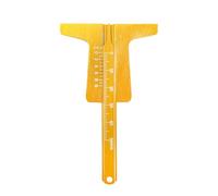 Rustproof Stainless Steel Tire Depth Gauge Measuring Tool Featuring Easy to Read Marking Ideal for Car and Bike Tires Professional Depth Gauge