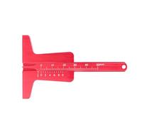 Rustproof Stainless Steel Tire Depth Gauge Measuring Tool Featuring Easy to Read Marking Ideal for Car and Bike Tires Treads Assessment on Various Vehicles Including Car and Bikes Portable