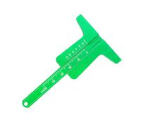 Rustproof Stainless Steel Tire Depth Gauge Measuring Tool Featuring Easy to Read Marking Ideal for Car and Bike Tires Tool Featuring Easy to Read Marking Ideal for Car and Bike Tires