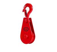Rustproof Steel Lifting Pulley Block 0.1T to 0.4T Suitable for Cranes Parts Replacement and Hoisting Warehouse Job Sites Load Bearing Pulley