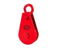 Rustproof Steel Lifting Pulley Block 0.1T to 0.4T Suitable for Cranes Parts Replacement and Hoisting Warehouse Job Sites Load Bearing Pulley