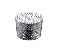 Rustproof Steel Outdoor Drain Anti Meshing Ventilation Grille Pipe Connection Simple Installs for Patio Garden Use Wall Mounted Stainless Steel Drain Grate