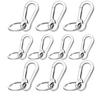 Rustproof Zincs Alloys Rings Holder Portables Waist Clip Keychains For Car House Outdoor Activity Camping Keychains Clip
