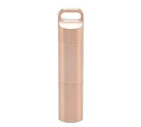 RUSTS Durable Multi-Compartment Portable Emergency Pill Hiking Essential Friendly Portable Pill Case with Key Chain