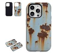 Rusty Phone Case, Vintage Rust Look Phone Case Compatible for iPhone 16/15/14/13/12/11 Pro Max, Slim Durable Shockproof (11promax,Matte)