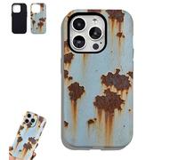 Rusty Phone Case, Vintage Rust Look Phone Case Compatible for iPhone 16/15/14/13/12/11 Pro Max, Slim Durable Shockproof (14,Matte)