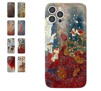Rusty Phone Case, Vintage Rust Look Phone Case Compatible for iPhone 16/15/14/13/12/11 ProMax, Creative Industrial Iron Inspired Shockproof TPU Case(14,#H)