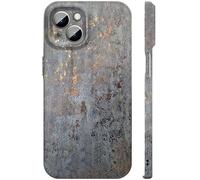 Rusty Phone Case, Vintage Rust Look Phone Case for iPhone 16/15/14/13/12/11 Pro Max, Industrial Iron Style, Slim Shockproof (For 11ProMax,B Soft Shell)