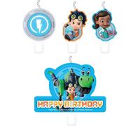 Rusty Rivets Birthday Candle Set (Pack Of 4) Blue/green/orange (One Size)