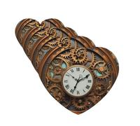 Rusty Steampunk Clock Car Air Fresheners Cards 4 Pcs Hanging Fragrance Scented Cards Long-Lasting Car Aromatherapy Tablets for Wardrobe Bathroom Car Interior Mirror Pendant Gifts