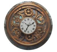 Rusty Steampunk Clock Jigsaw Puzzle Challenging Round Animals Puzzle Wooden Jigsaw Puzzles for Adults Families 195 PCS