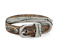 Rusty Steampunk Clock Pet Collar Oxford Adjustable Safety Dog Collars Cute Outdoor Training Pet Collars Easy Clean Floral Print Puppy Collar for City Pet Owners