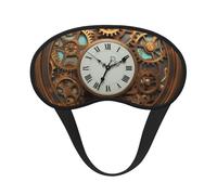 Rusty Steampunk Clock Sleep Eye Mask for Women Men Soft and Comfortable Sleep Mask Blackout Sleeping Eye Cover for Travel Yoga Nap Shift Work