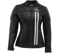Rusty Stitches Alice, leather jacket women 40 Black/White