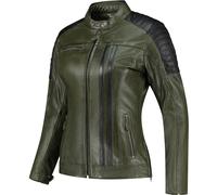 Rusty Stitches Alice, leather jacket women 40 Dark Green/Black