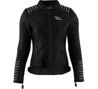 Rusty Stitches Amanda, leather jacket women 38 Black/White