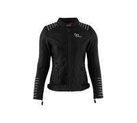 Rusty Stitches Amanda Women's Motorcycle Jacket Black/White36 Black,White