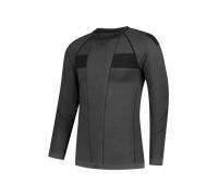Rusty Stitches Baselayer Longsleeve Functional Shirt, black-grey, size L XL